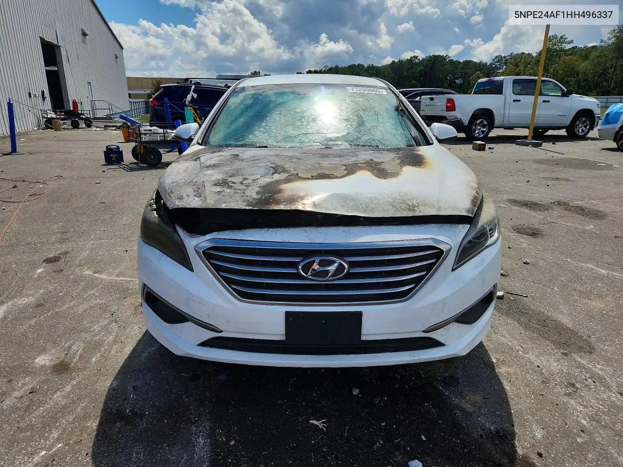 2017 HYUNDAI SONATA VIN 5NPE24AF1HH496337 — фото 5