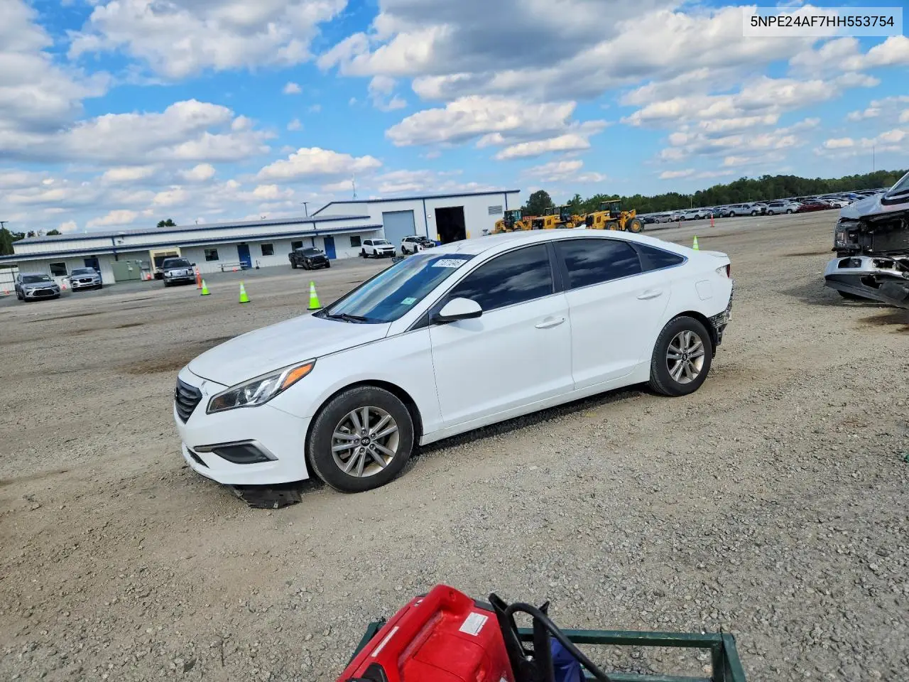 HYUNDAI SONATA 2017, VIN 5NPE24AF7HH553754