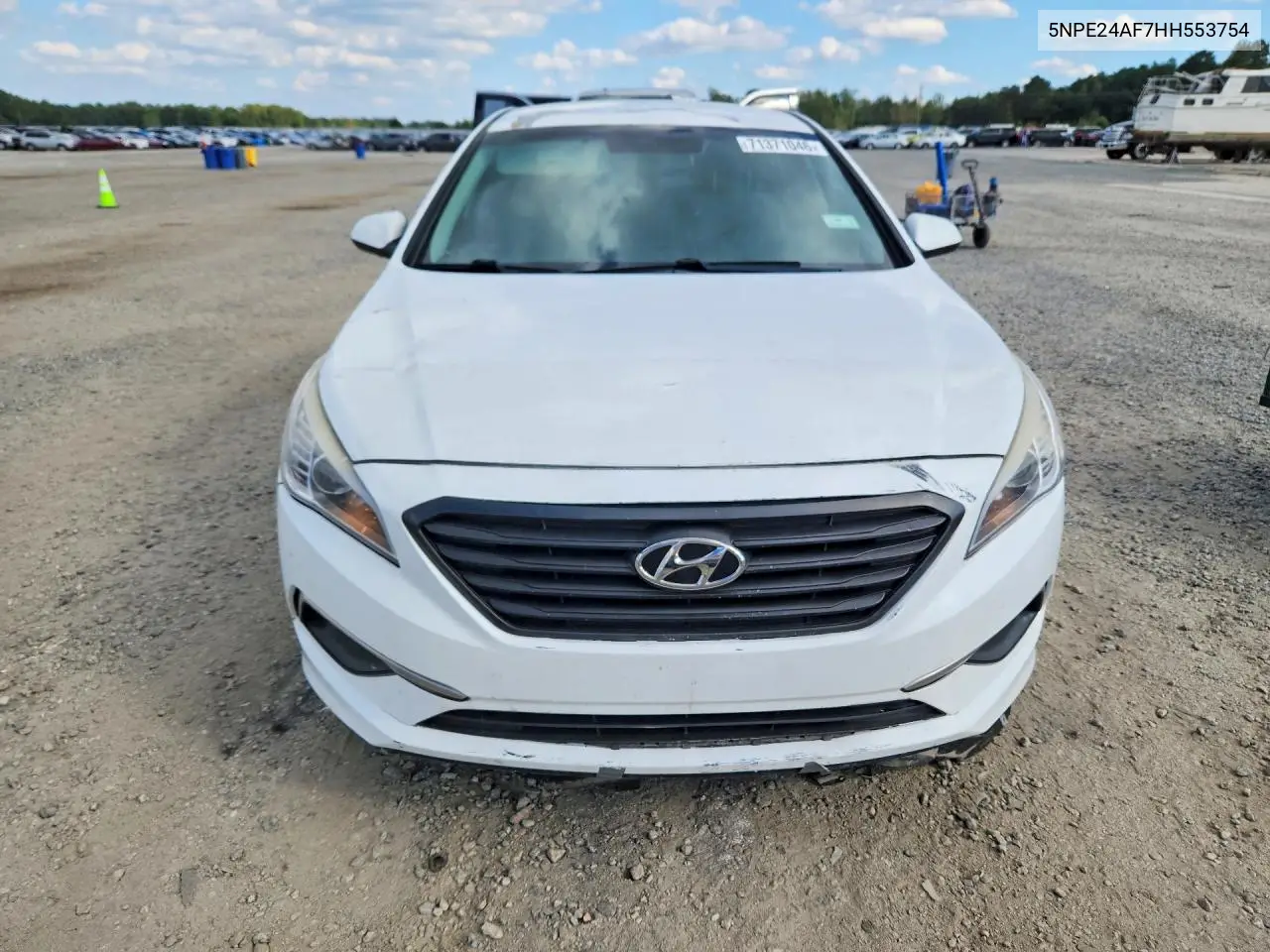 2017 HYUNDAI SONATA VIN 5NPE24AF7HH553754 — фото 5