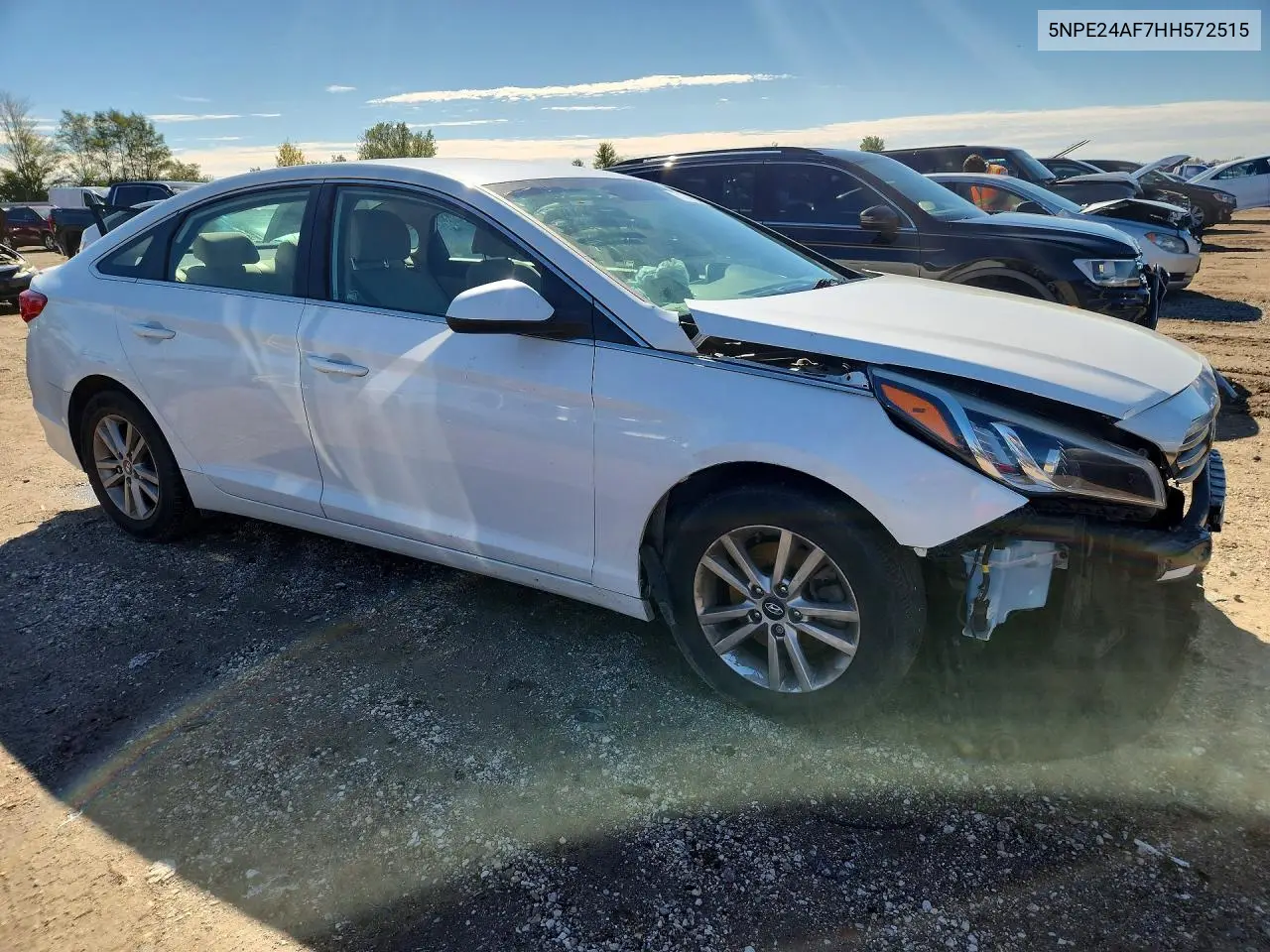 2017 HYUNDAI SONATA VIN 5NPE24AF7HH572515 — фото 4