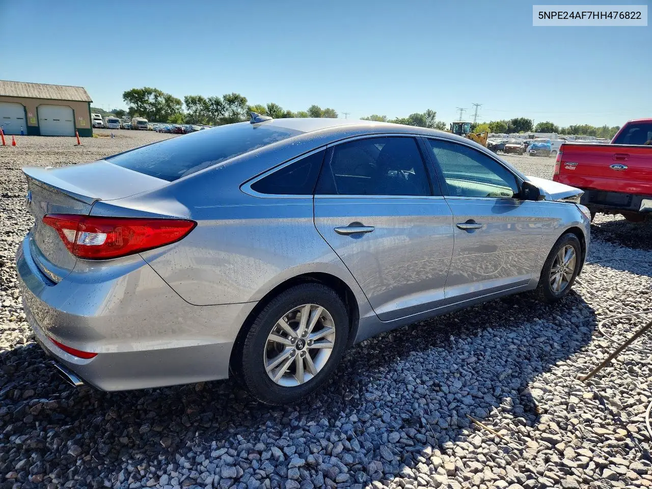 2017 HYUNDAI SONATA VIN 5NPE24AF7HH476822 — фото 3