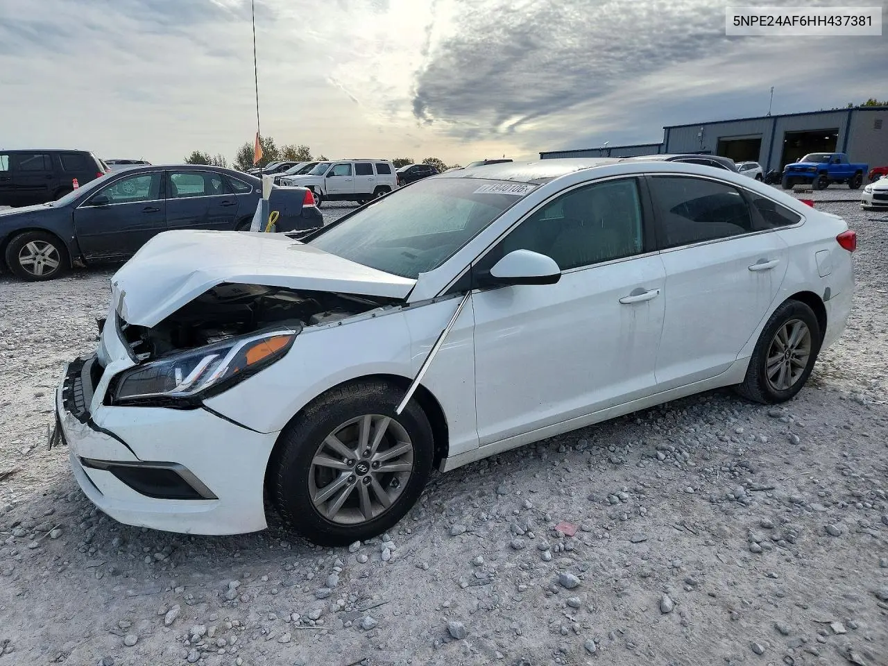 HYUNDAI SONATA 2017, VIN 5NPE24AF6HH437381