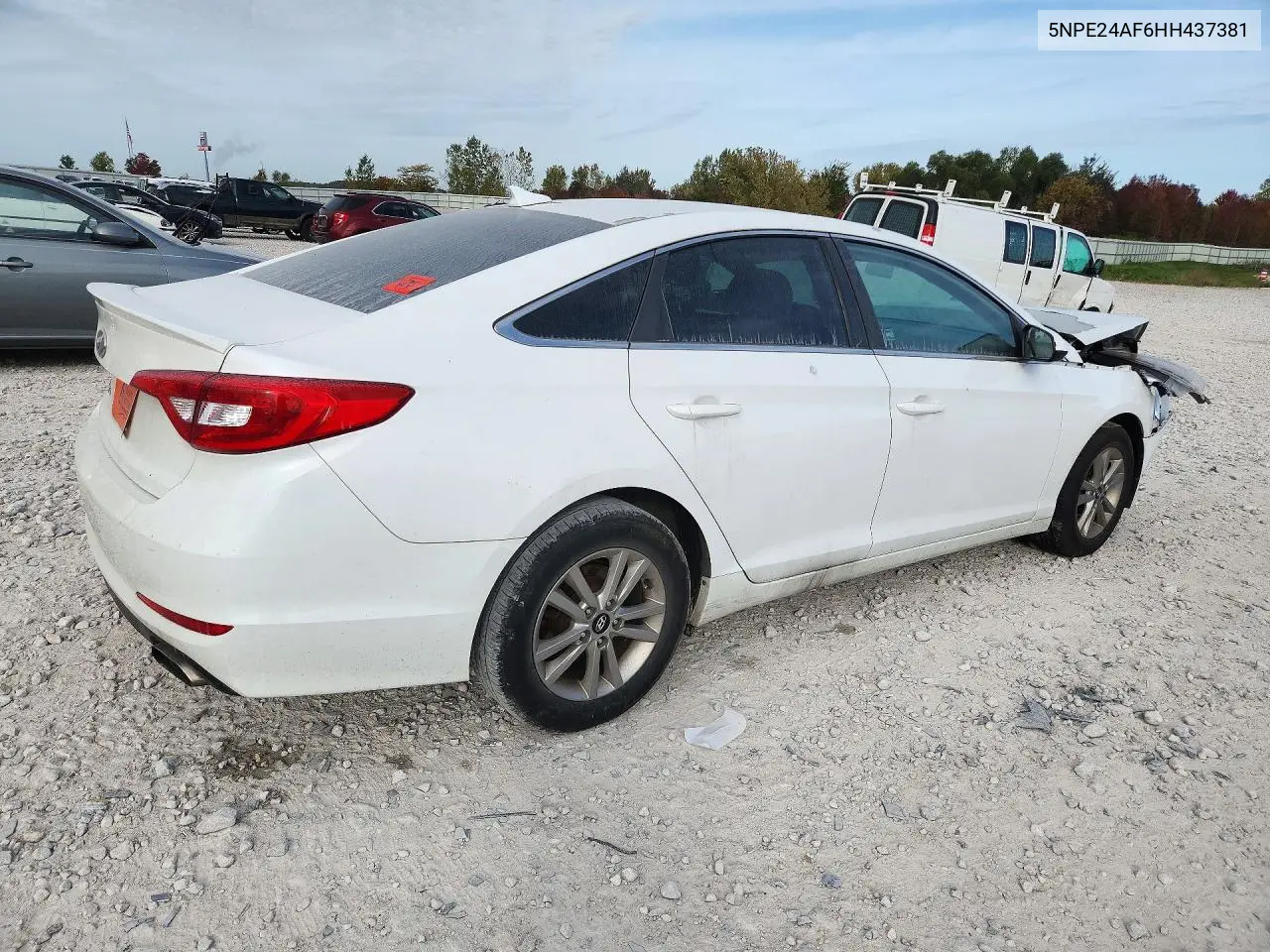 2017 HYUNDAI SONATA VIN 5NPE24AF6HH437381 — фото 3
