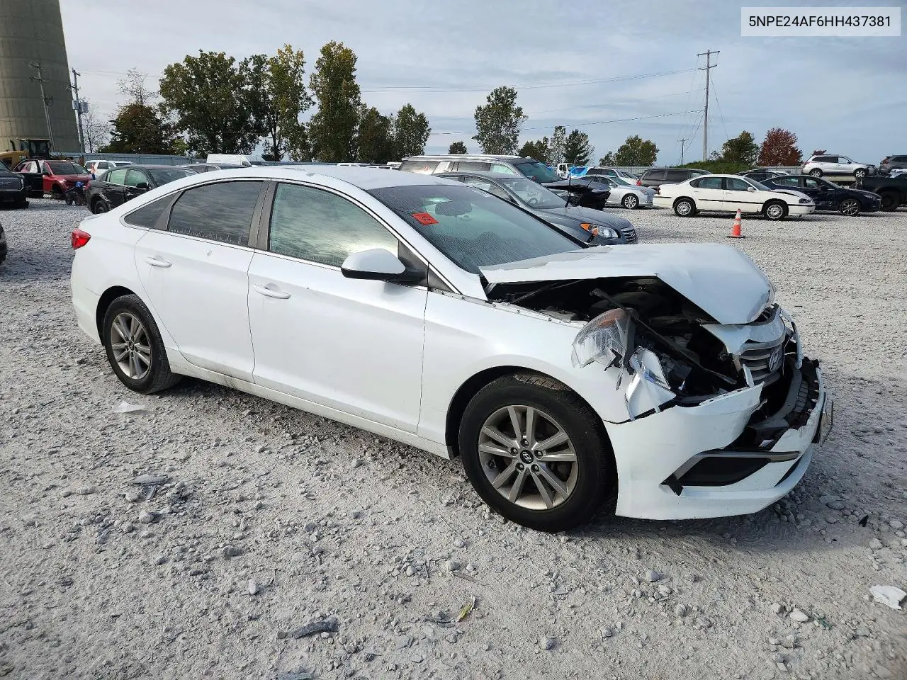 2017 HYUNDAI SONATA VIN 5NPE24AF6HH437381 — фото 4