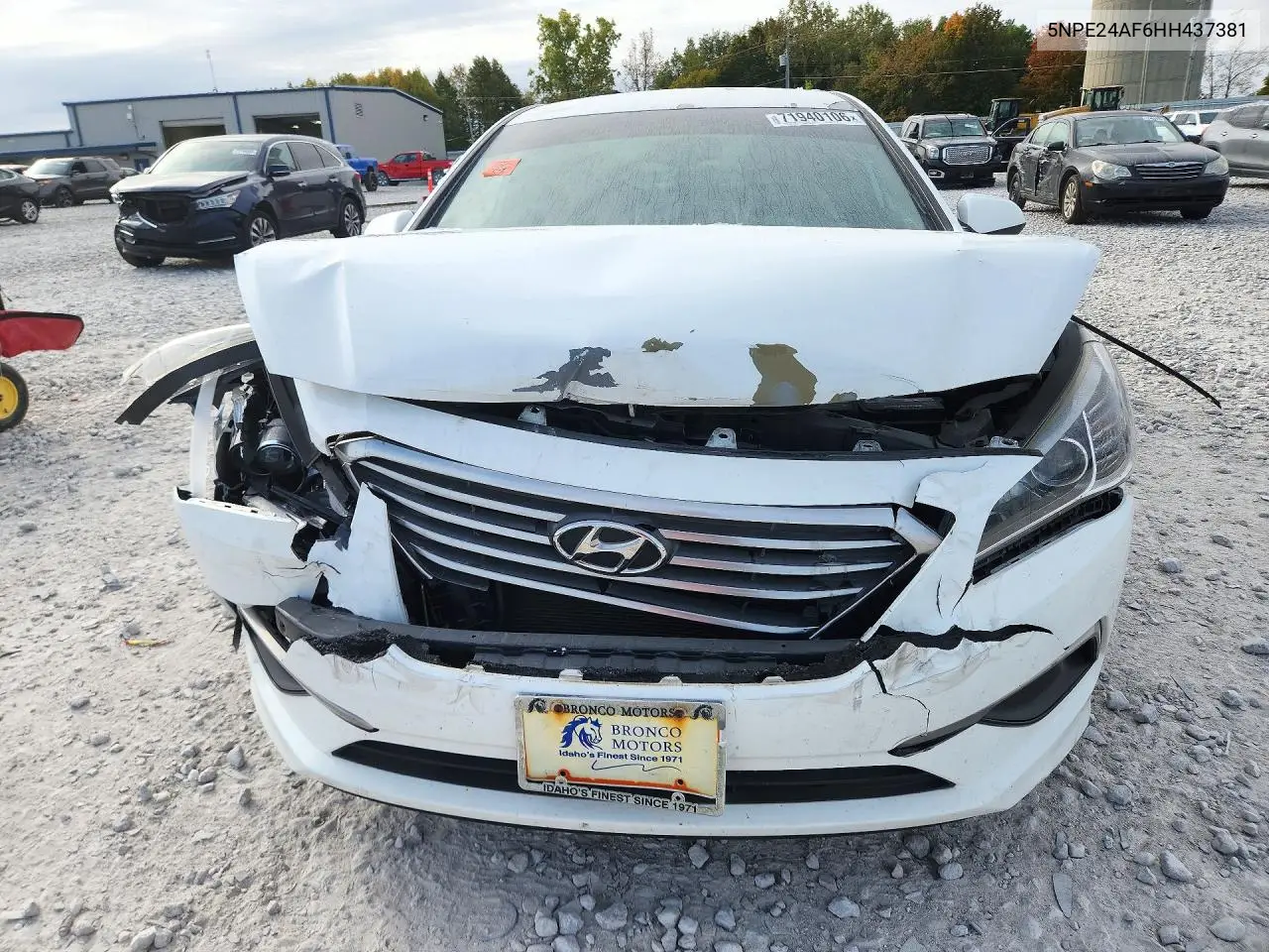 2017 HYUNDAI SONATA VIN 5NPE24AF6HH437381 — фото 5