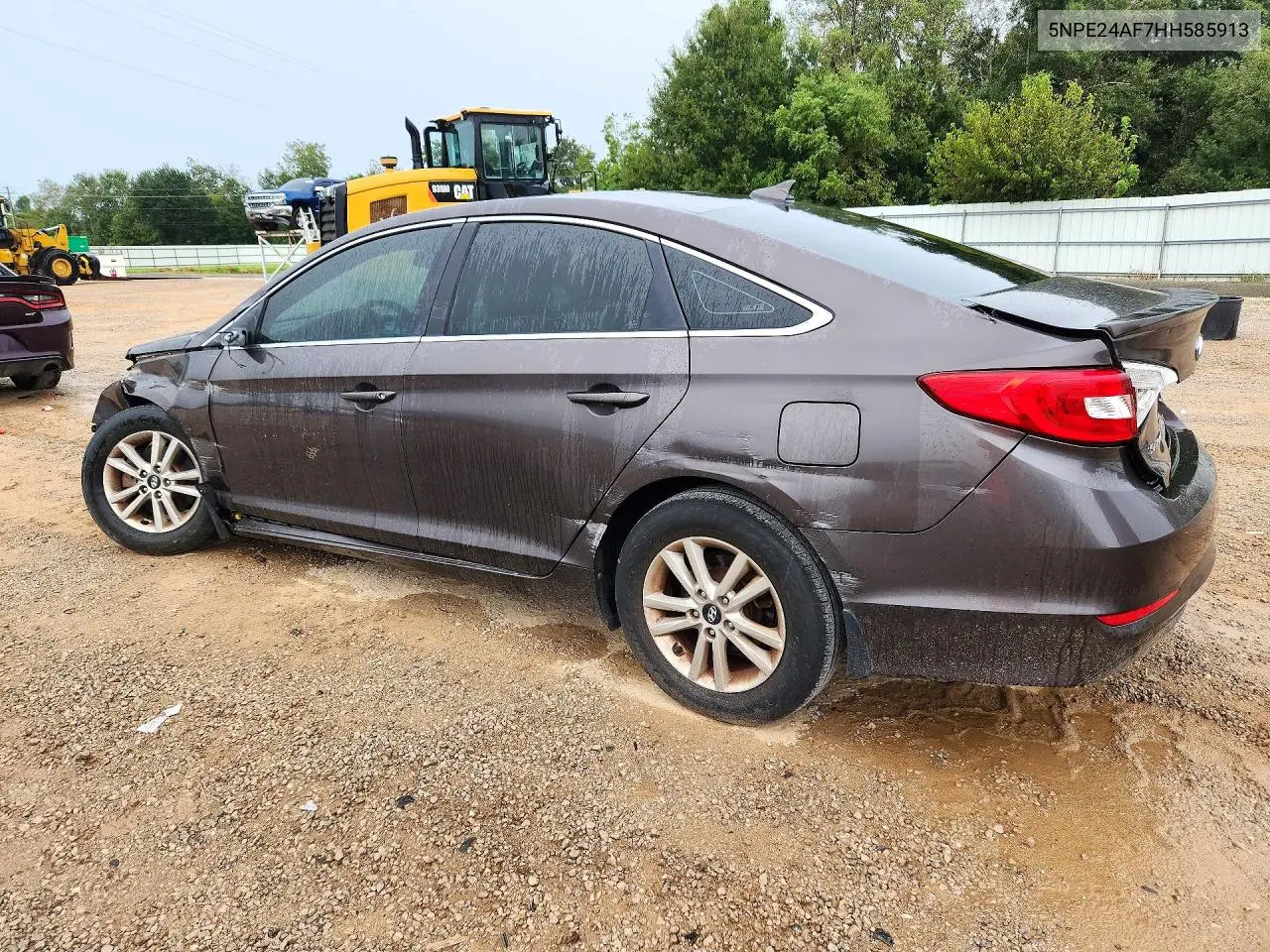 2017 HYUNDAI SONATA VIN 5NPE24AF7HH585913 — фото 2