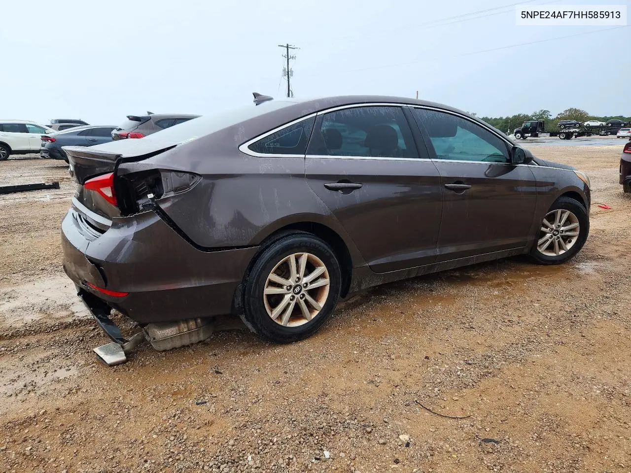 2017 HYUNDAI SONATA VIN 5NPE24AF7HH585913 — фото 3