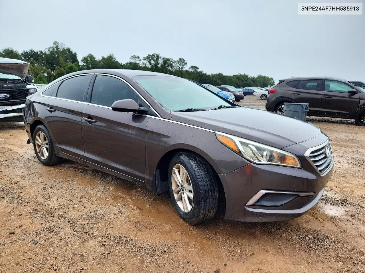 2017 HYUNDAI SONATA VIN 5NPE24AF7HH585913 — фото 4