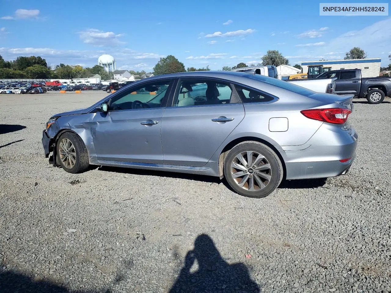 2017 HYUNDAI SONATA VIN 5NPE34AF2HH528242 — фото 2