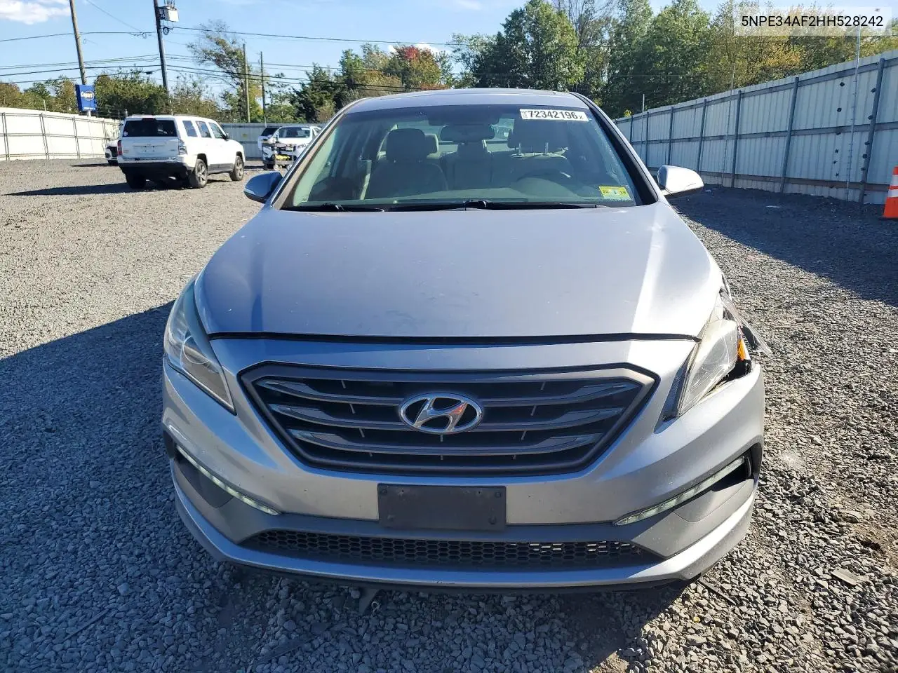 2017 HYUNDAI SONATA VIN 5NPE34AF2HH528242 — фото 5