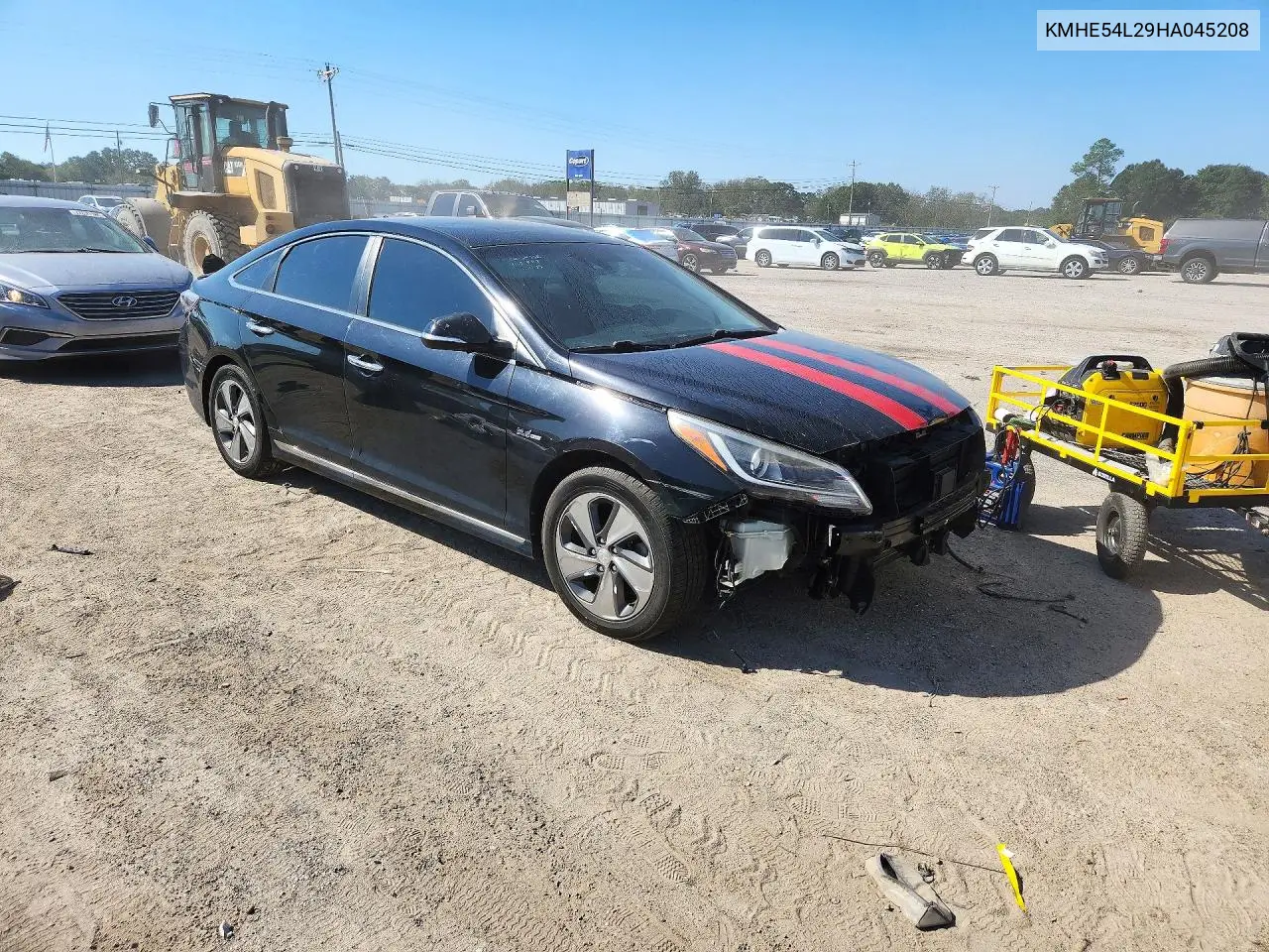 2017 HYUNDAI SONATA VIN KMHE54L29HA045208 — фото 4