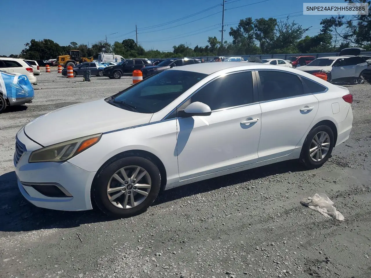 HYUNDAI SONATA 2017, VIN 5NPE24AF2HH582885