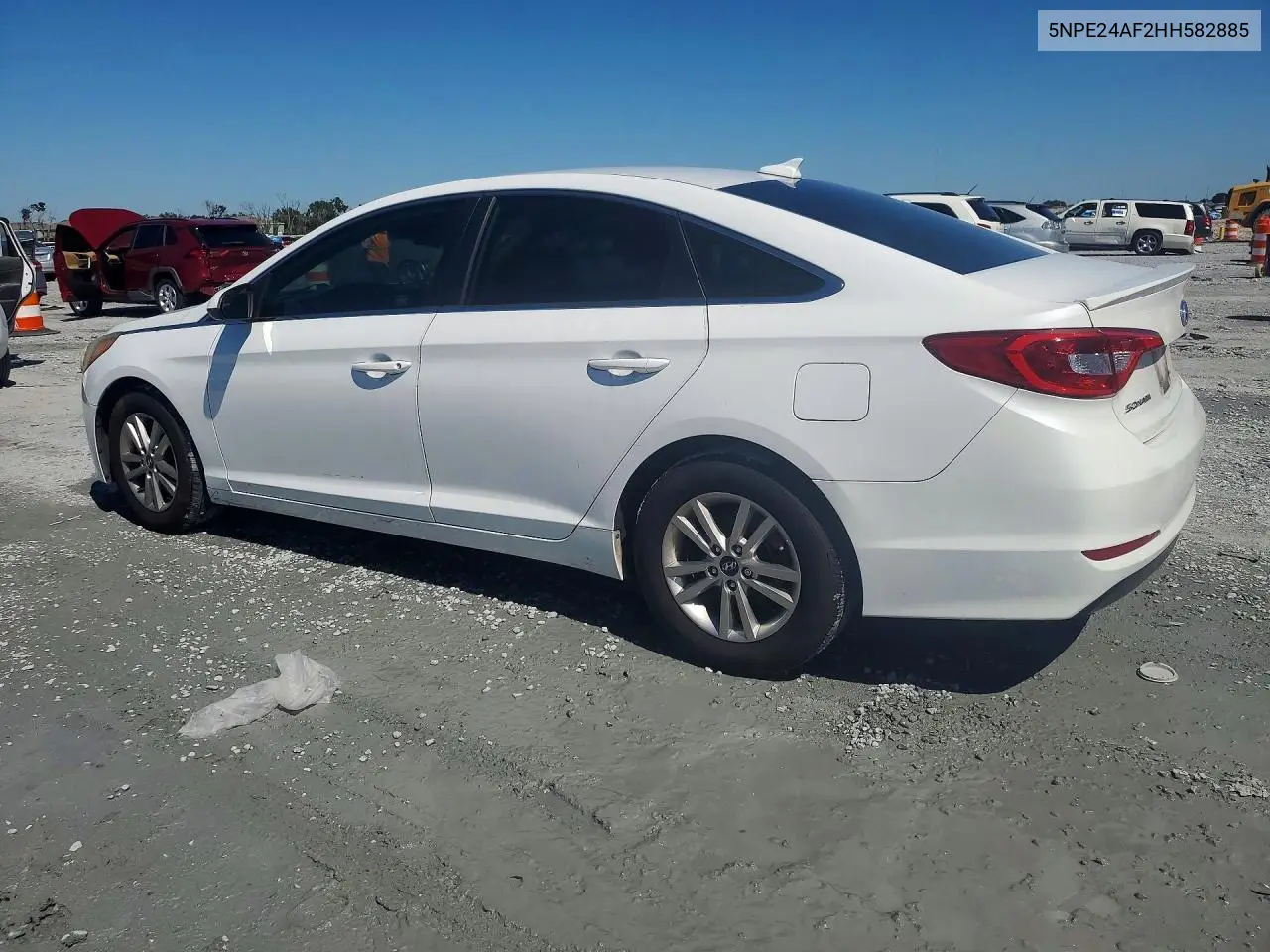 2017 HYUNDAI SONATA VIN 5NPE24AF2HH582885 — фото 2