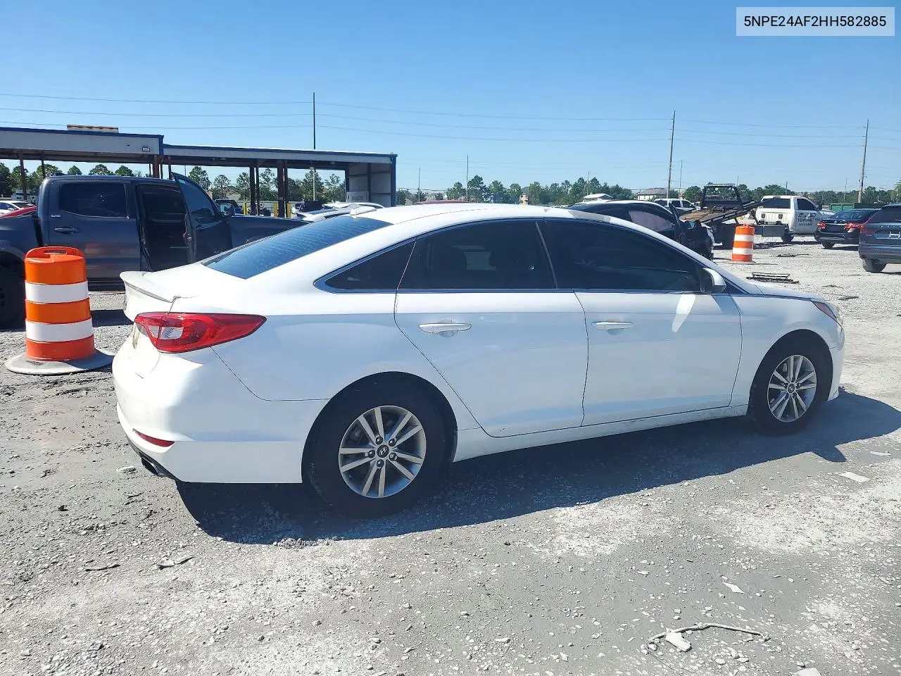 2017 HYUNDAI SONATA VIN 5NPE24AF2HH582885 — фото 3