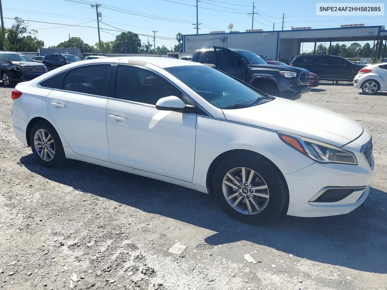 2017 HYUNDAI SONATA VIN 5NPE24AF2HH582885 — фото 4