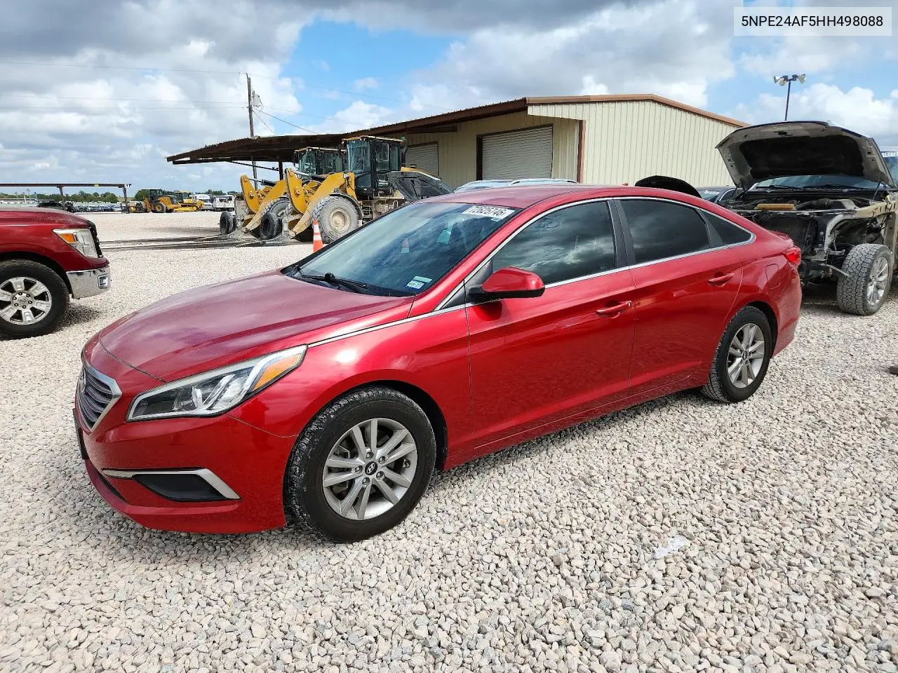 HYUNDAI SONATA 2017, VIN 5NPE24AF5HH498088