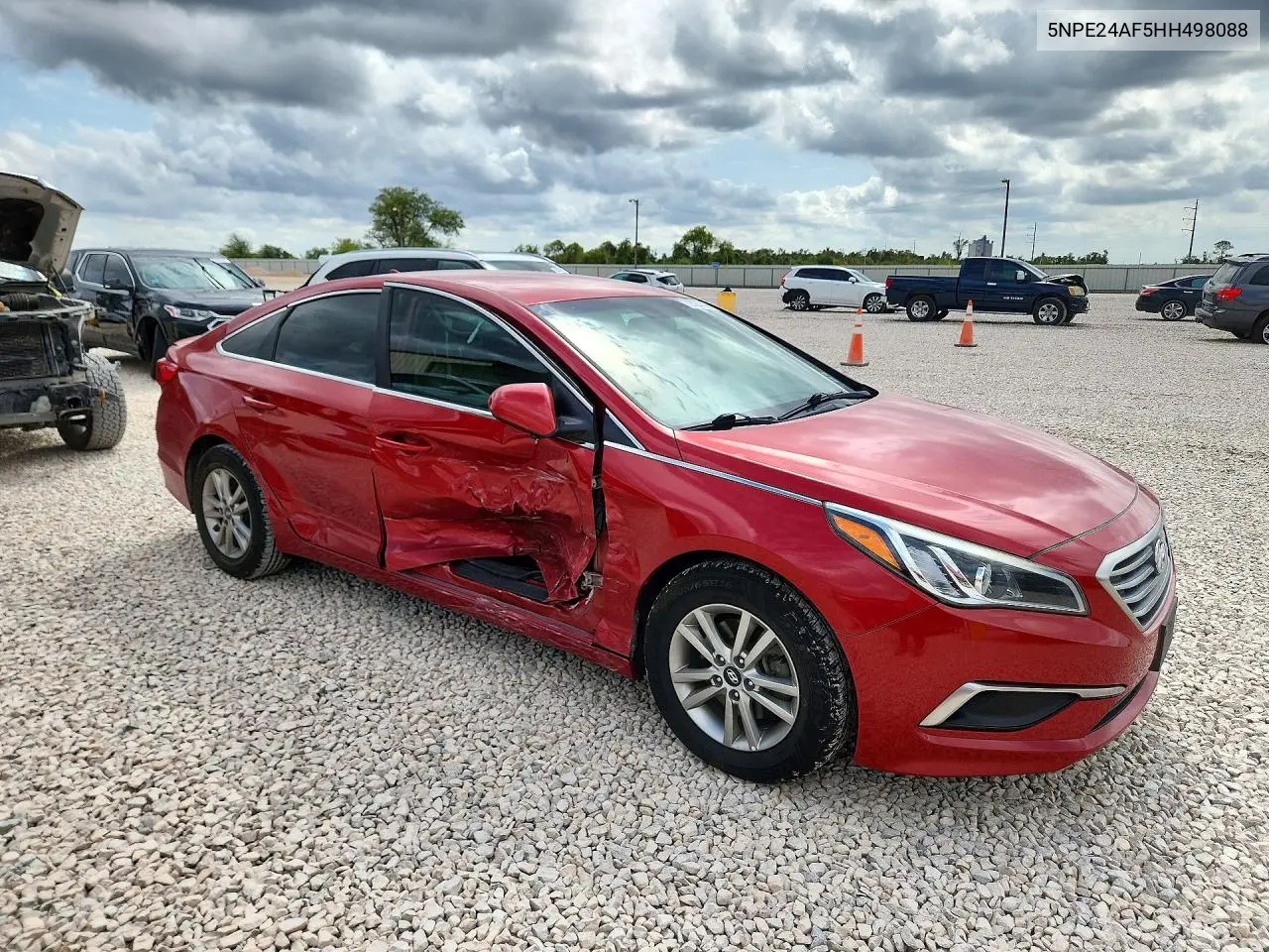 2017 HYUNDAI SONATA VIN 5NPE24AF5HH498088 — фото 4