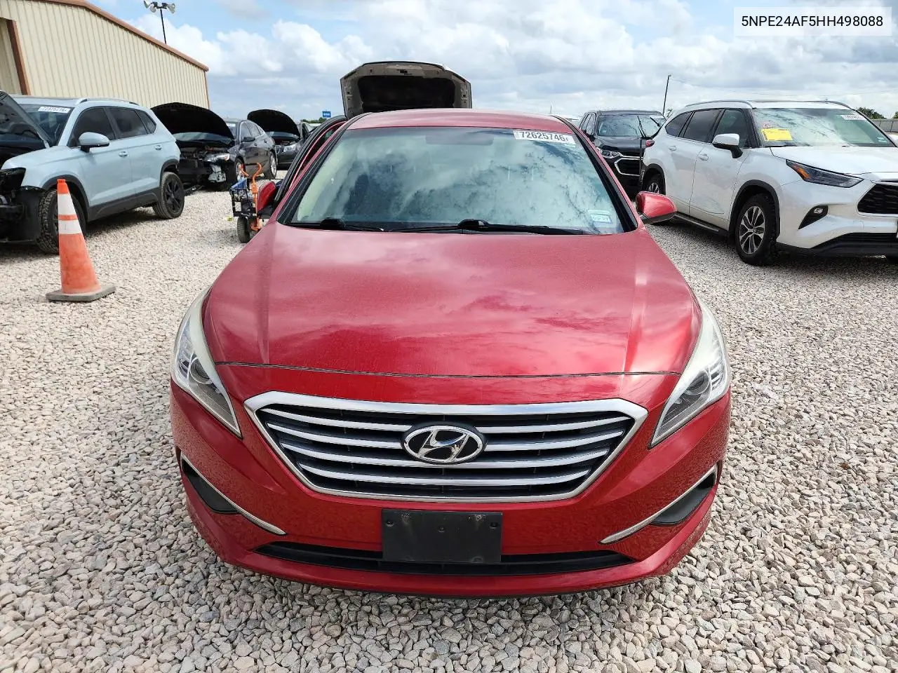 2017 HYUNDAI SONATA VIN 5NPE24AF5HH498088 — фото 5