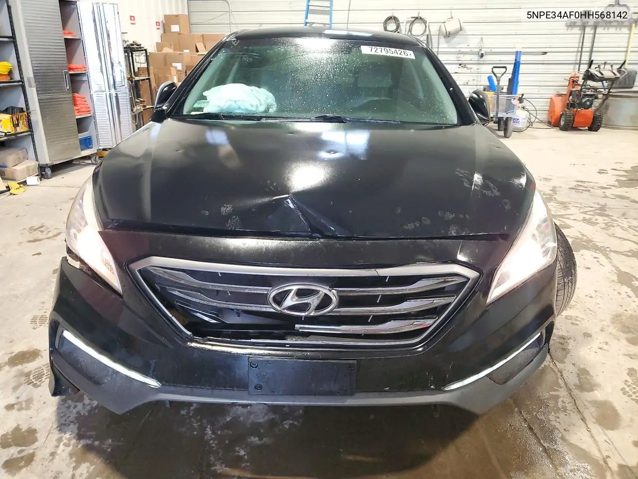2017 HYUNDAI SONATA VIN 5NPE34AF0HH568142 — фото 5