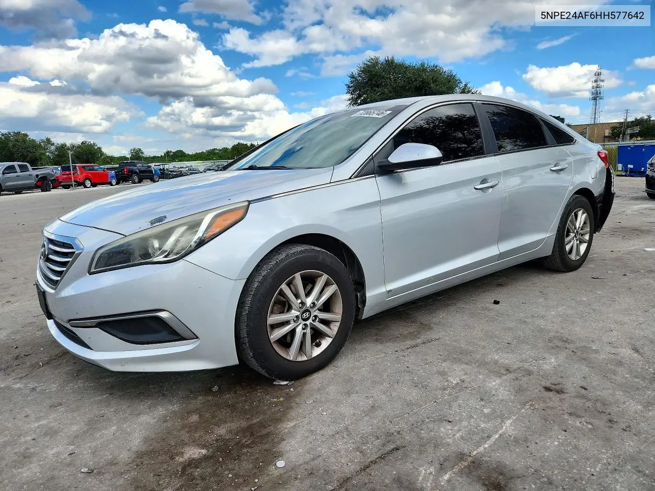 HYUNDAI SONATA 2017, VIN 5NPE24AF6HH577642