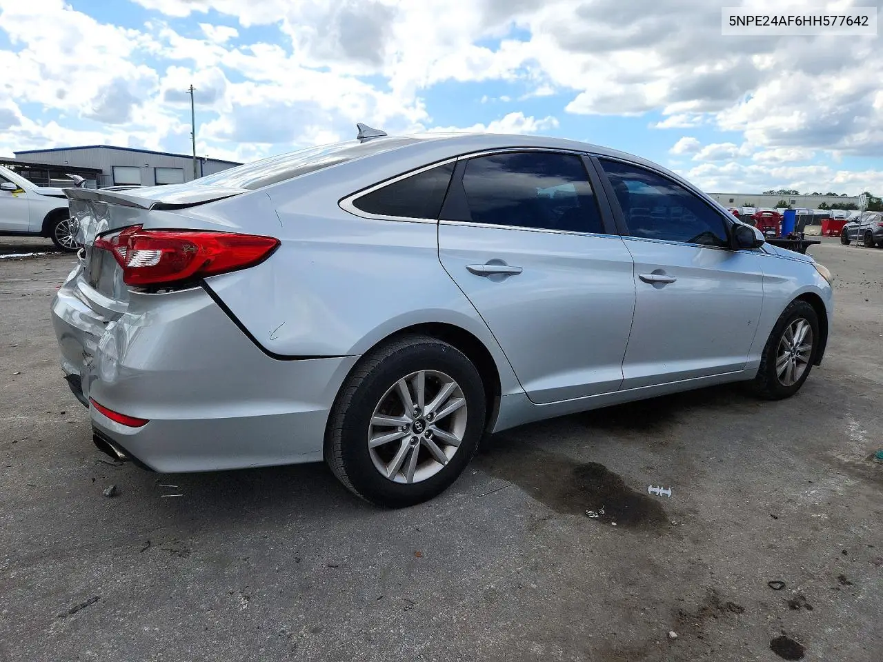 2017 HYUNDAI SONATA VIN 5NPE24AF6HH577642 — фото 3