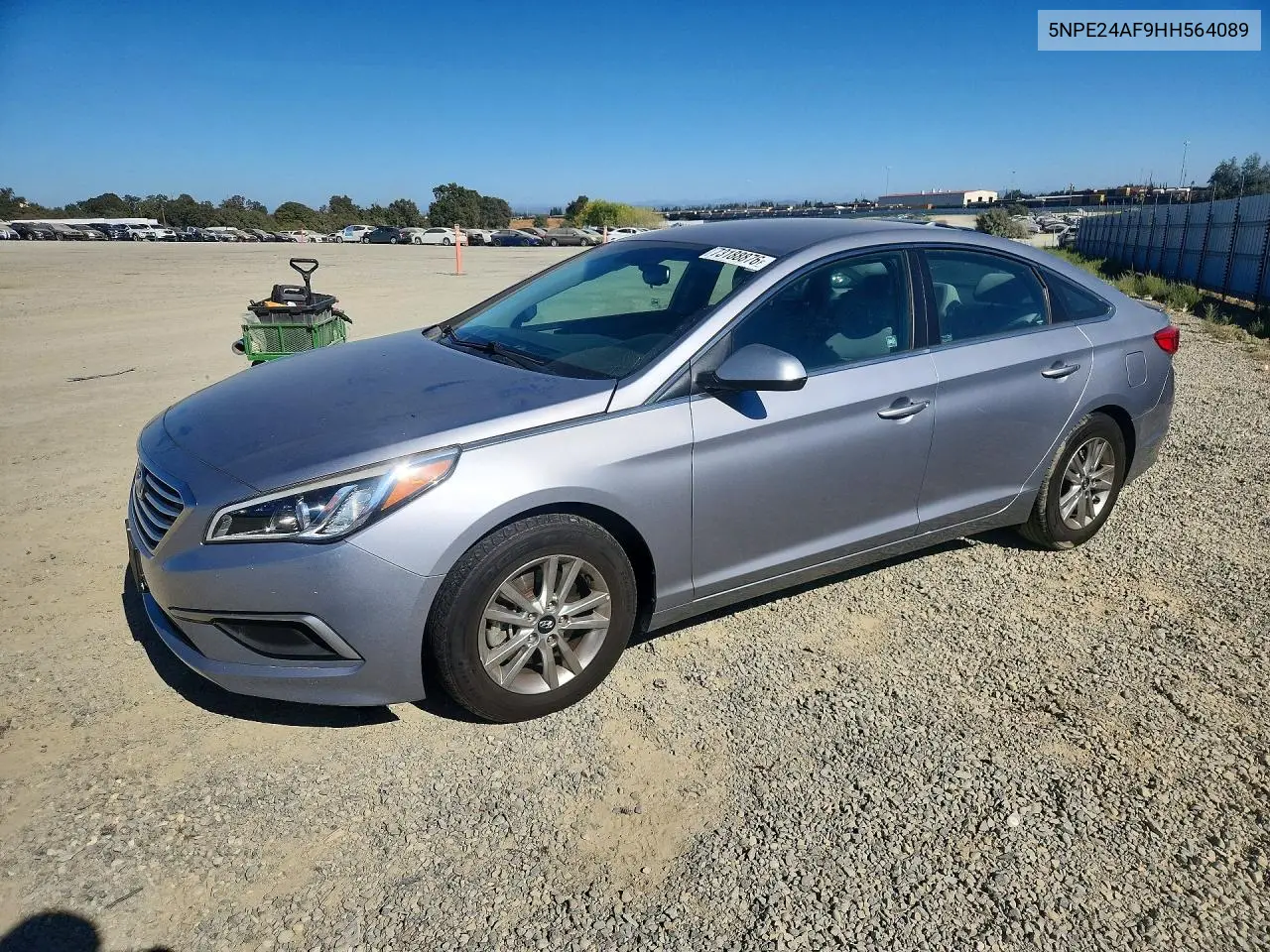 HYUNDAI SONATA 2017, VIN 5NPE24AF9HH564089