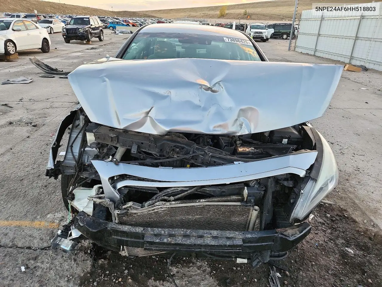 2017 HYUNDAI SONATA VIN 5NPE24AF6HH518803 — фото 5