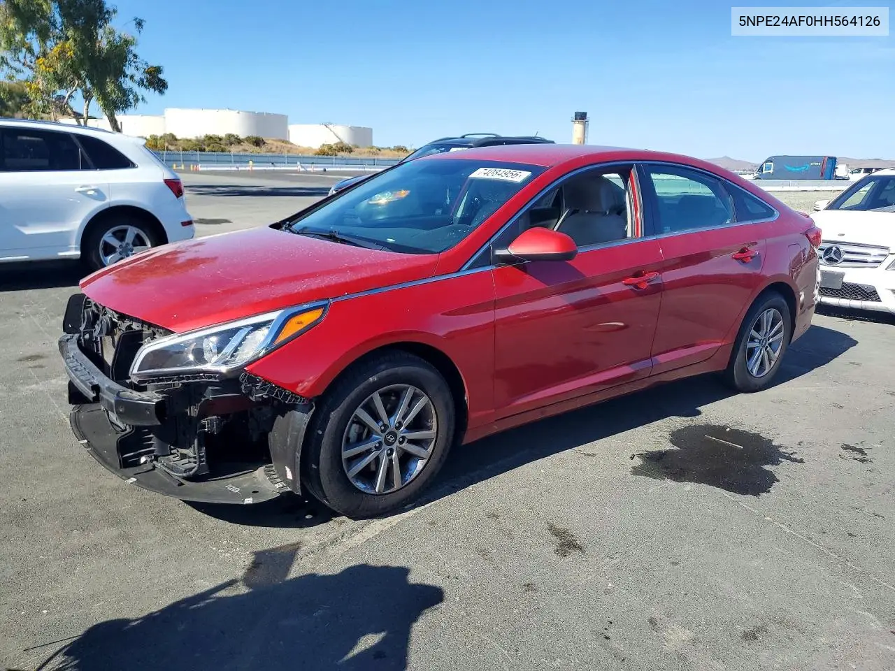 HYUNDAI SONATA 2017, VIN 5NPE24AF0HH564126