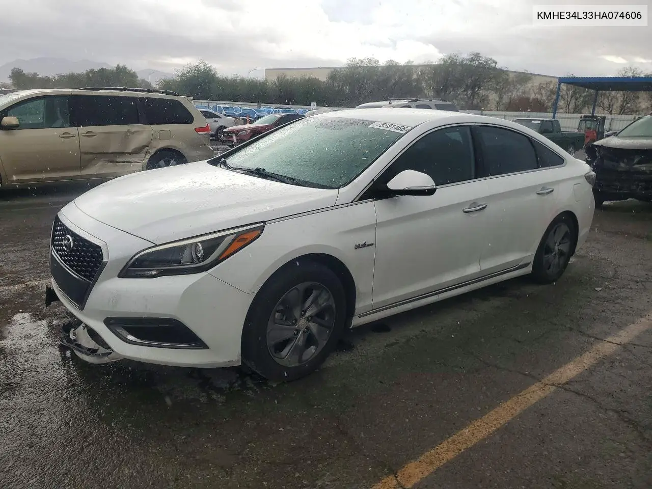 HYUNDAI SONATA 2017, VIN KMHE34L33HA074606