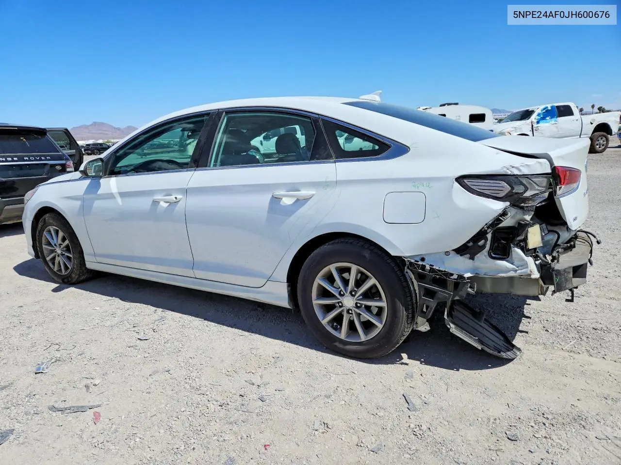2018 HYUNDAI SONATA VIN 5NPE24AF0JH600676 — фото 2