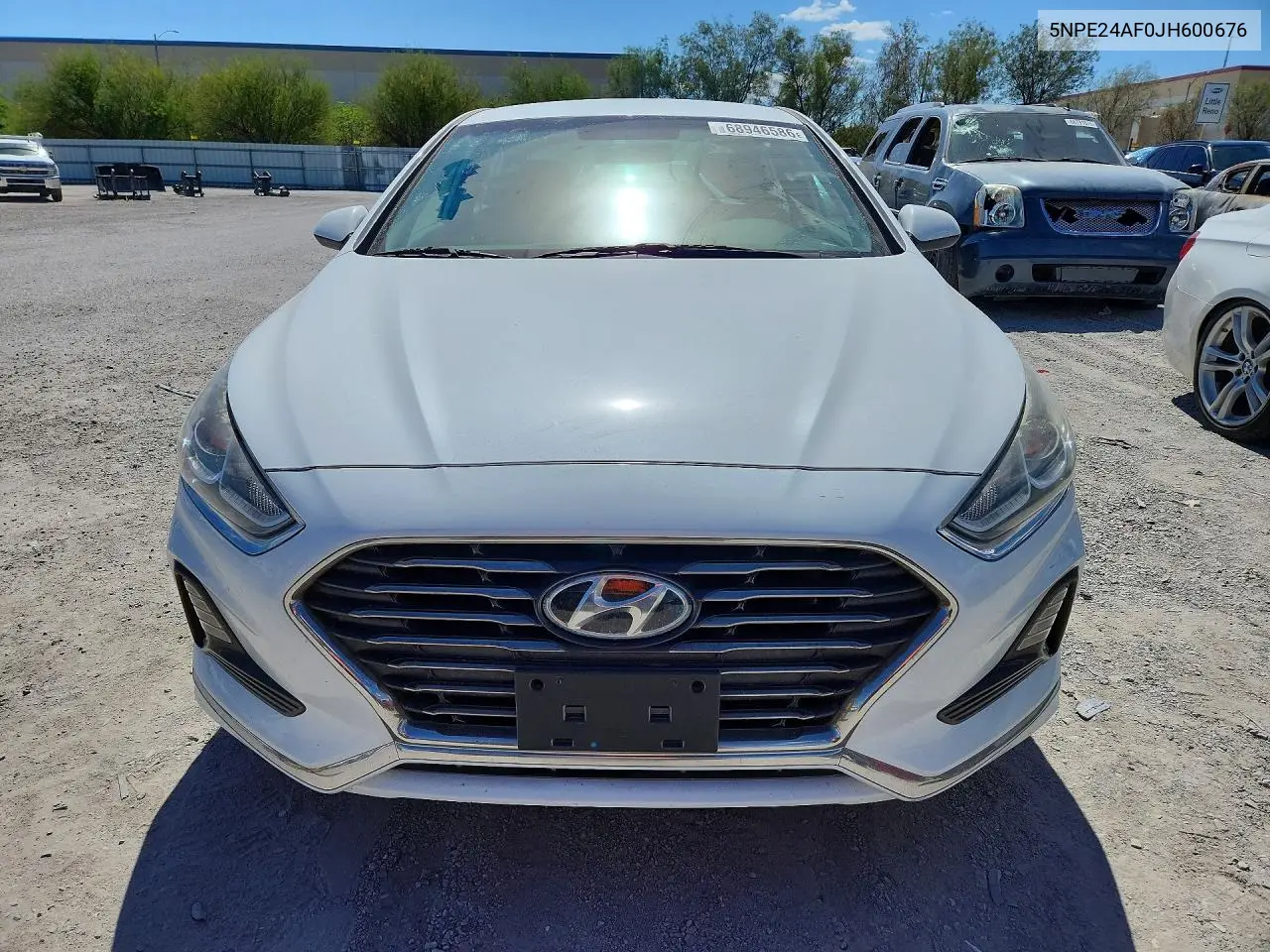 2018 HYUNDAI SONATA VIN 5NPE24AF0JH600676 — фото 5