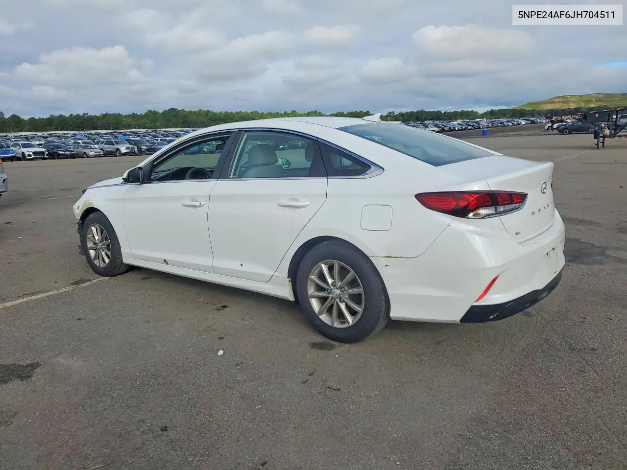 2018 HYUNDAI SONATA VIN 5NPE24AF6JH704511 — фото 2