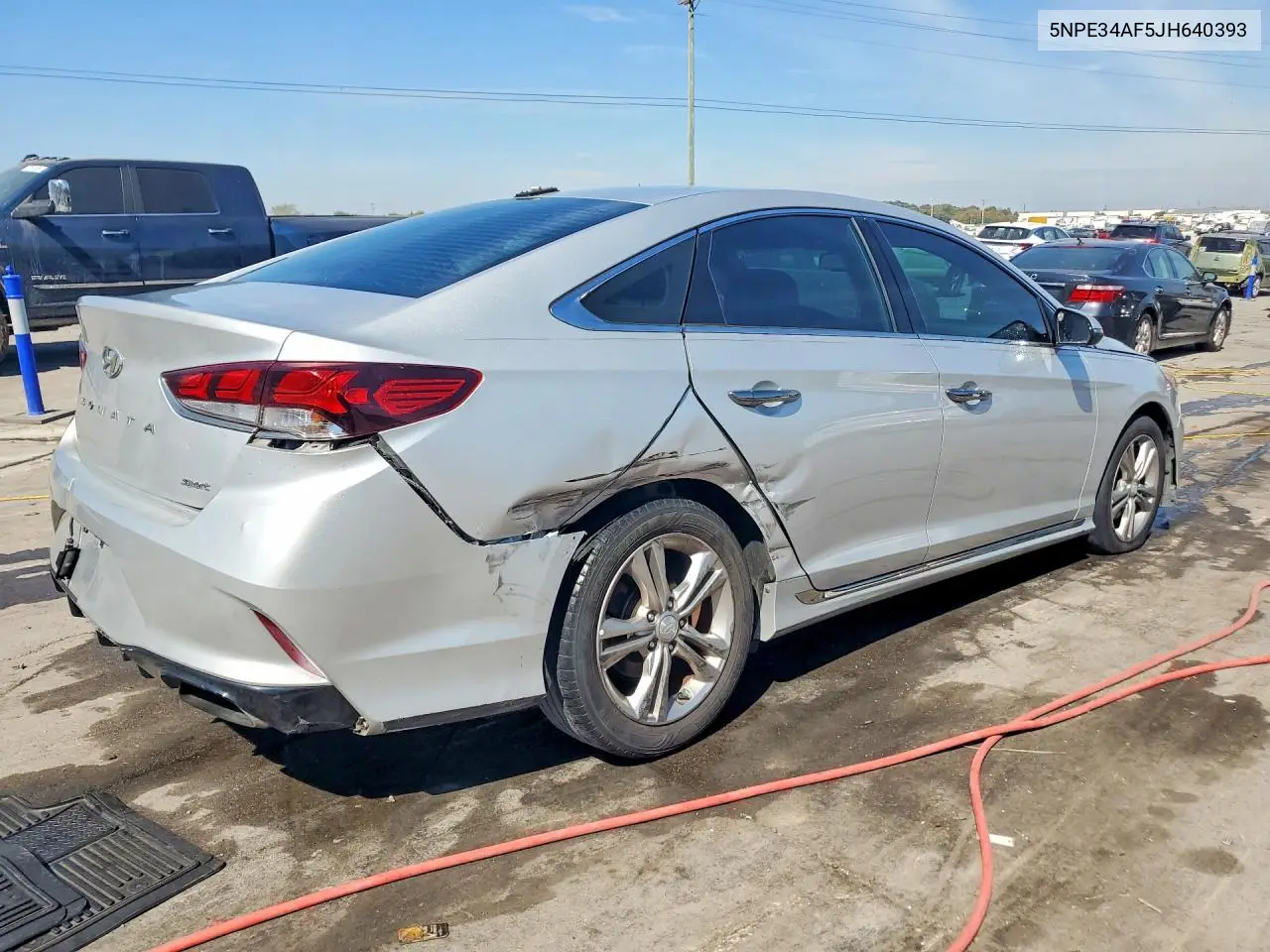 2018 HYUNDAI SONATA VIN 5NPE34AF5JH640393 — фото 3