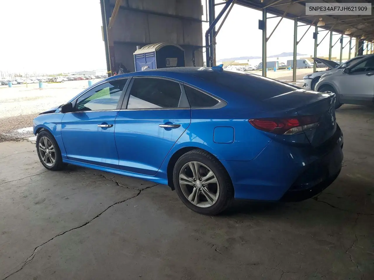 2018 HYUNDAI SONATA VIN 5NPE34AF7JH621909 — фото 2