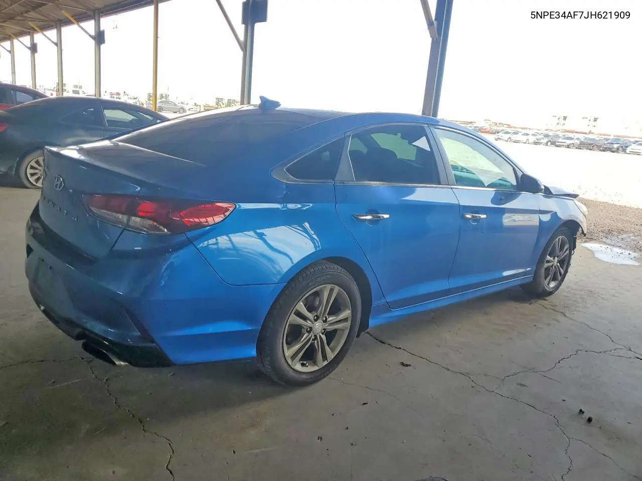 2018 HYUNDAI SONATA VIN 5NPE34AF7JH621909 — фото 3