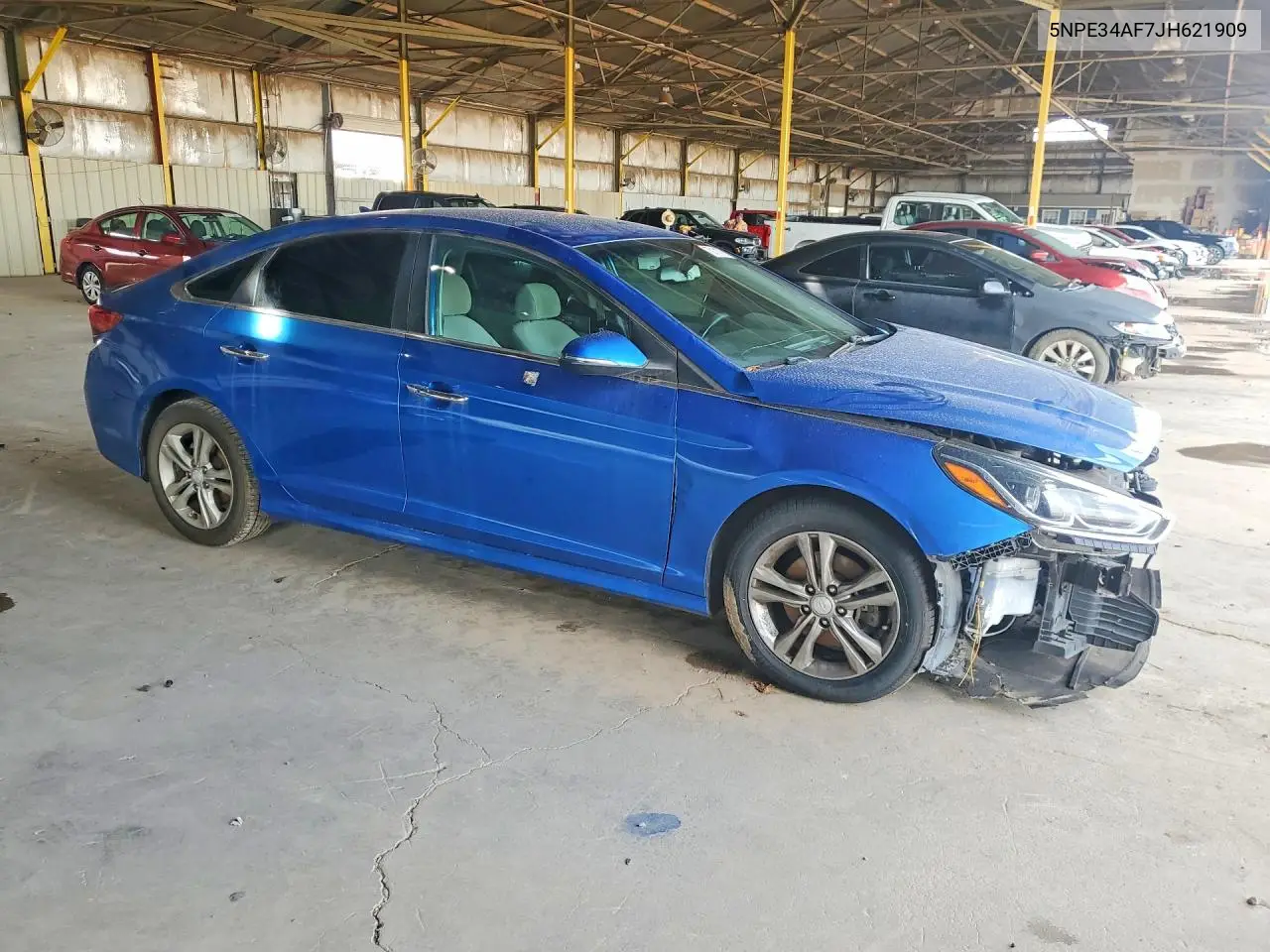 2018 HYUNDAI SONATA VIN 5NPE34AF7JH621909 — фото 4