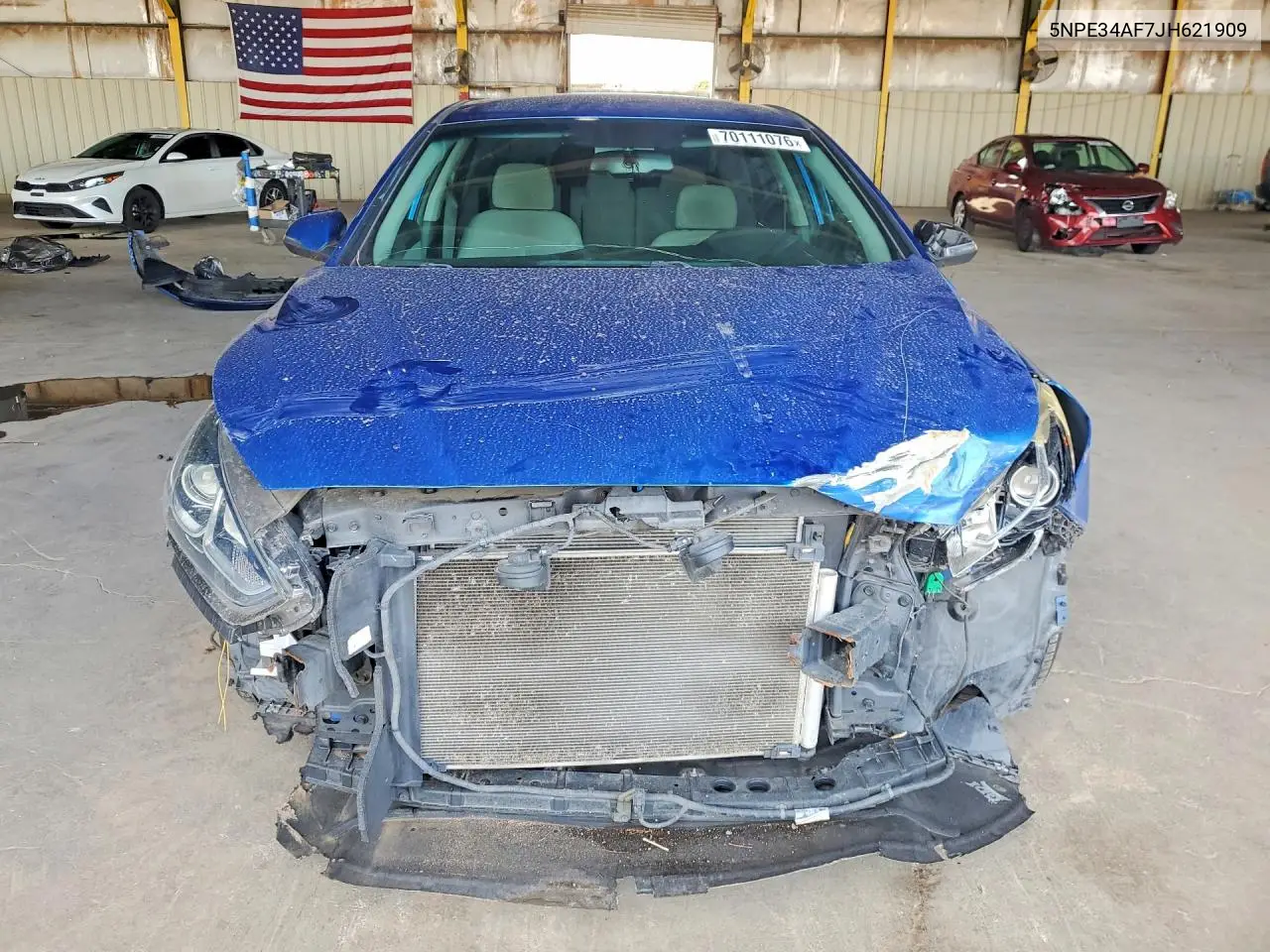 2018 HYUNDAI SONATA VIN 5NPE34AF7JH621909 — фото 5