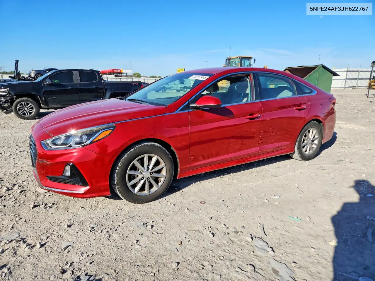 HYUNDAI SONATA 2018, VIN 5NPE24AF3JH622767