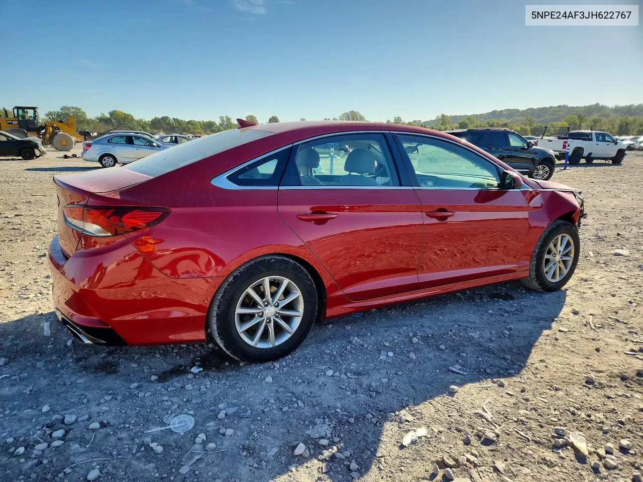 2018 HYUNDAI SONATA VIN 5NPE24AF3JH622767 — фото 3