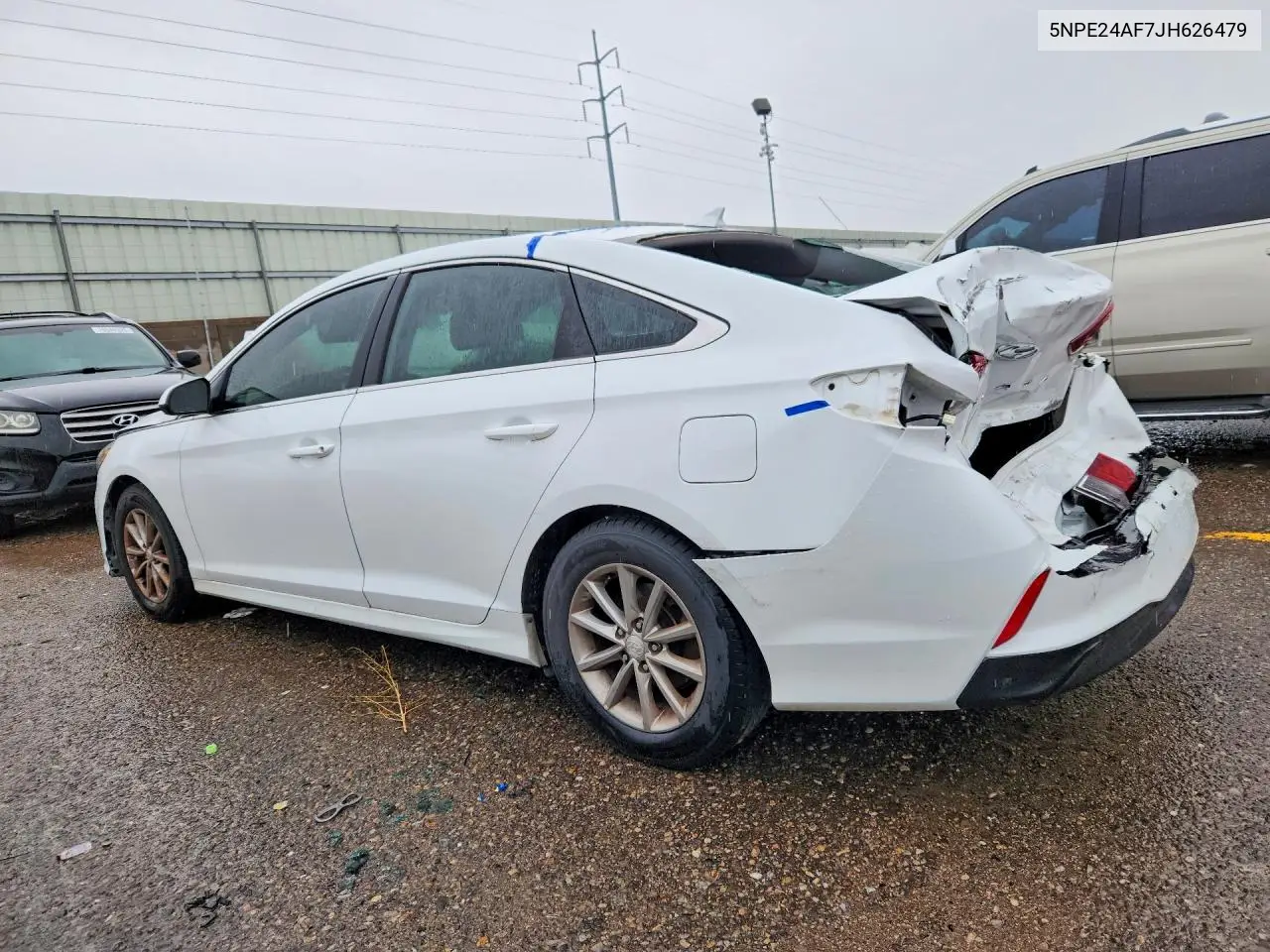 2018 HYUNDAI SONATA VIN 5NPE24AF7JH626479 — фото 2