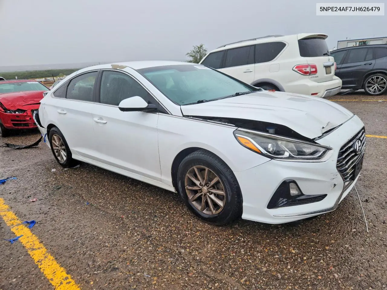 2018 HYUNDAI SONATA VIN 5NPE24AF7JH626479 — фото 4