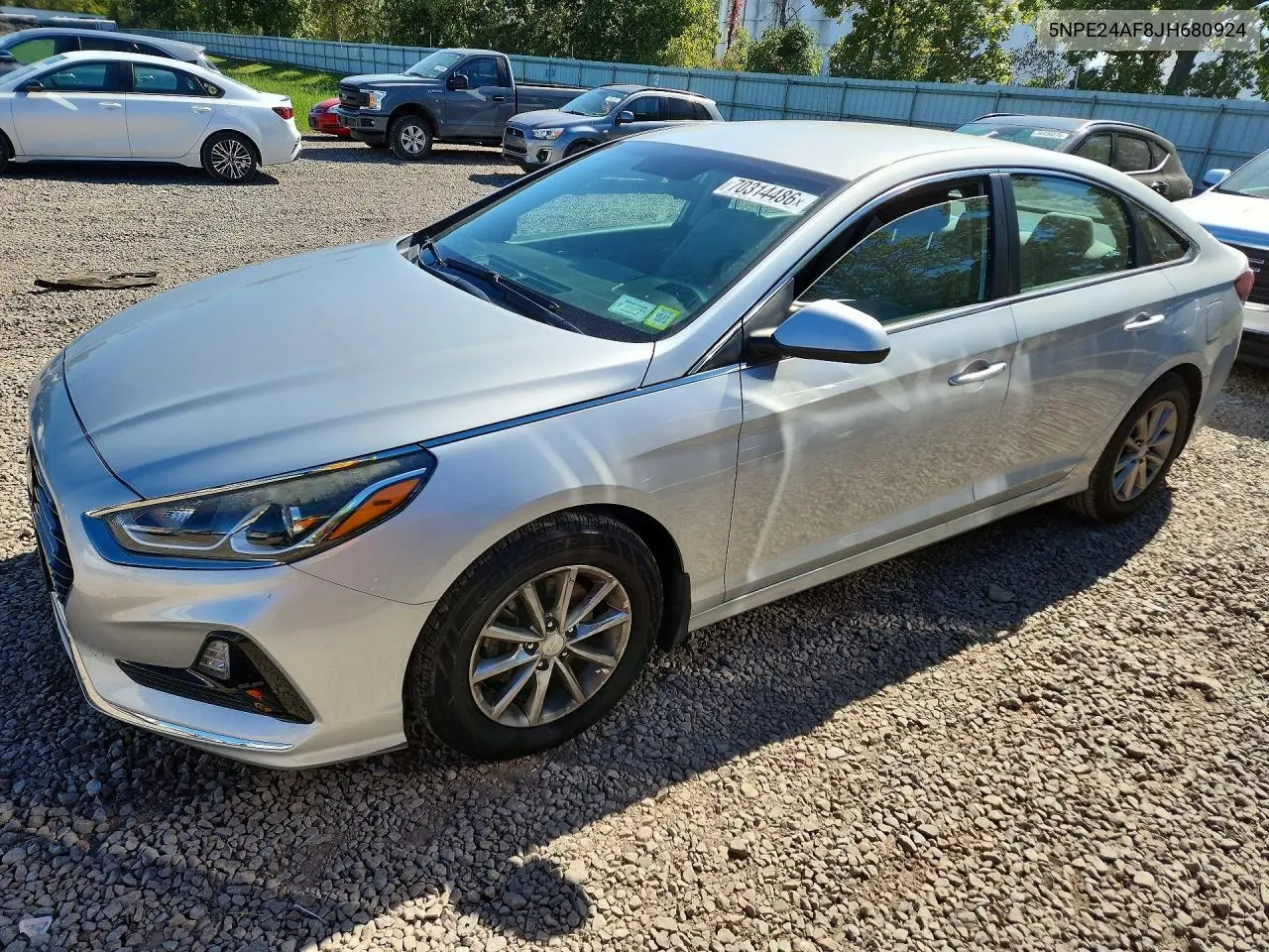 HYUNDAI SONATA 2018, VIN 5NPE24AF8JH680924