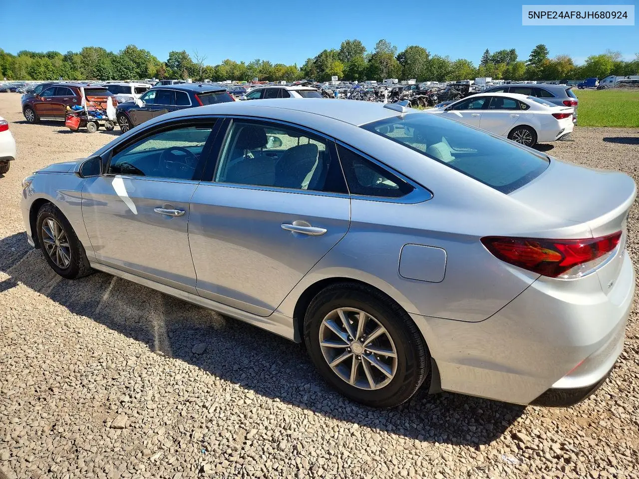 2018 HYUNDAI SONATA VIN 5NPE24AF8JH680924 — фото 2