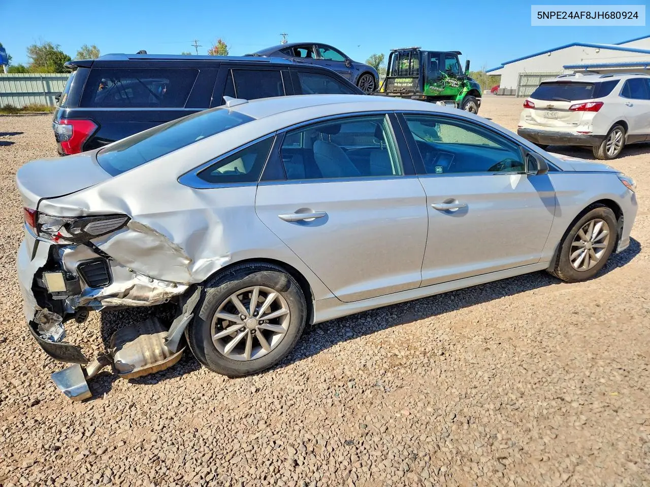 2018 HYUNDAI SONATA VIN 5NPE24AF8JH680924 — фото 3