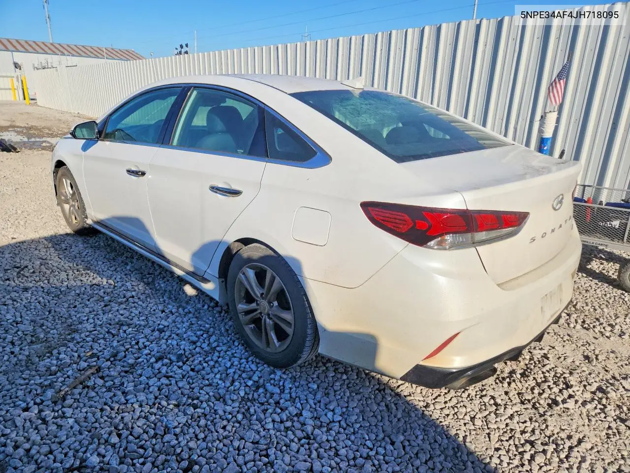 2018 HYUNDAI SONATA VIN 5NPE34AF4JH718095 — фото 2