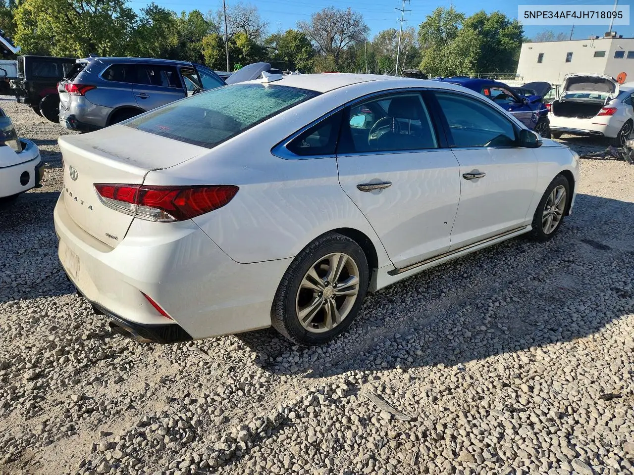 2018 HYUNDAI SONATA VIN 5NPE34AF4JH718095 — фото 3