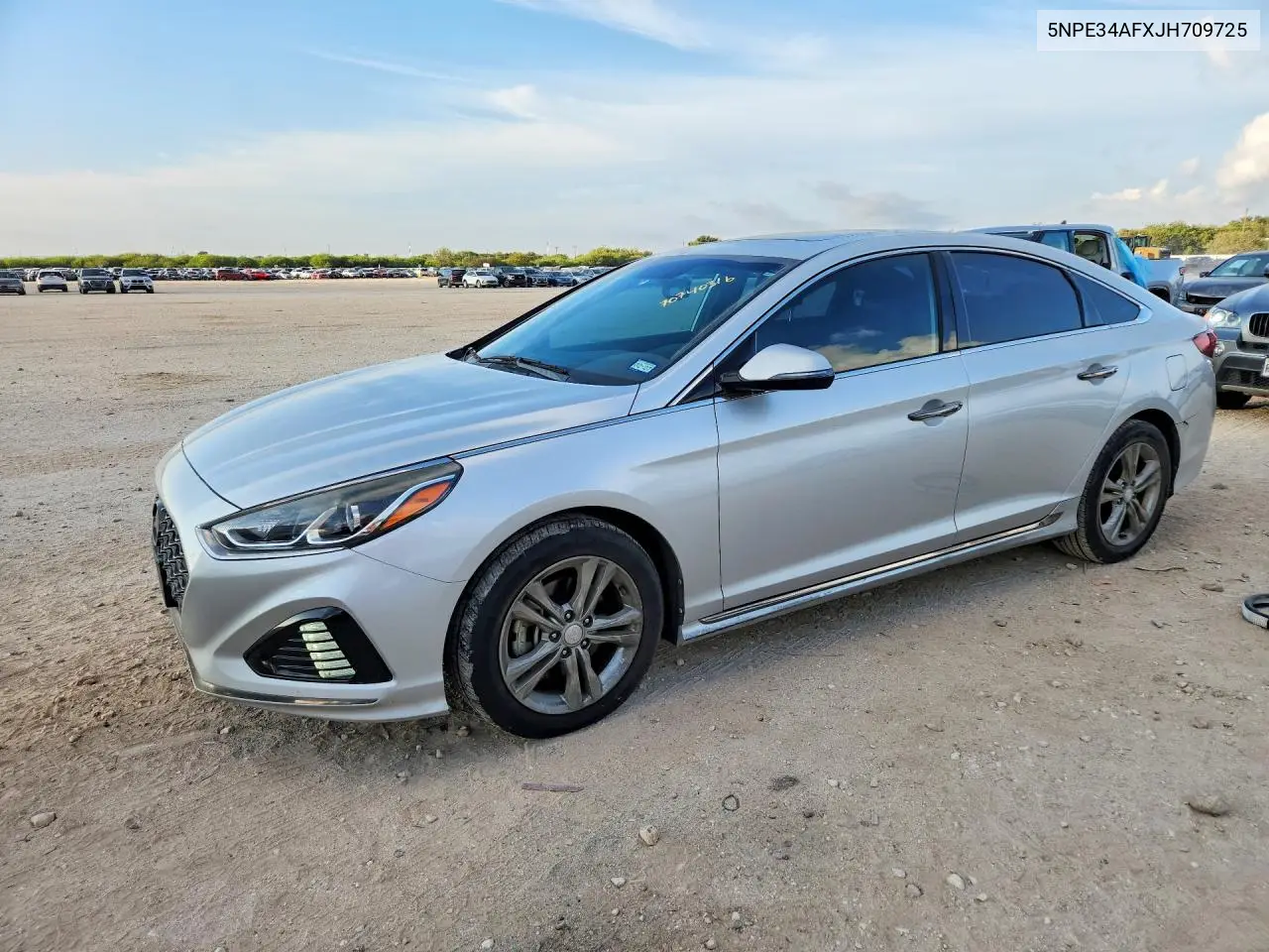 HYUNDAI SONATA 2018, VIN 5NPE34AFXJH709725