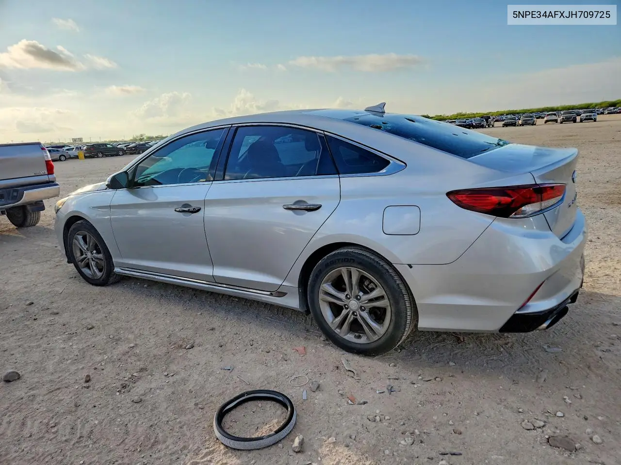 2018 HYUNDAI SONATA VIN 5NPE34AFXJH709725 — фото 2