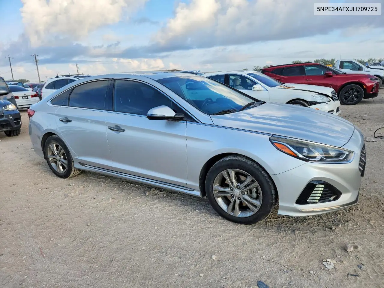 2018 HYUNDAI SONATA VIN 5NPE34AFXJH709725 — фото 4