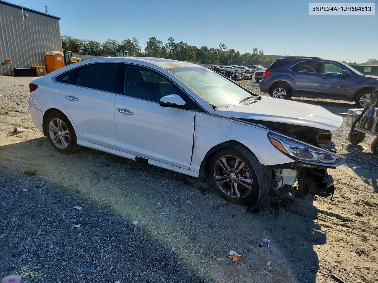 2018 HYUNDAI SONATA VIN 5NPE34AF1JH684813 — фото 4
